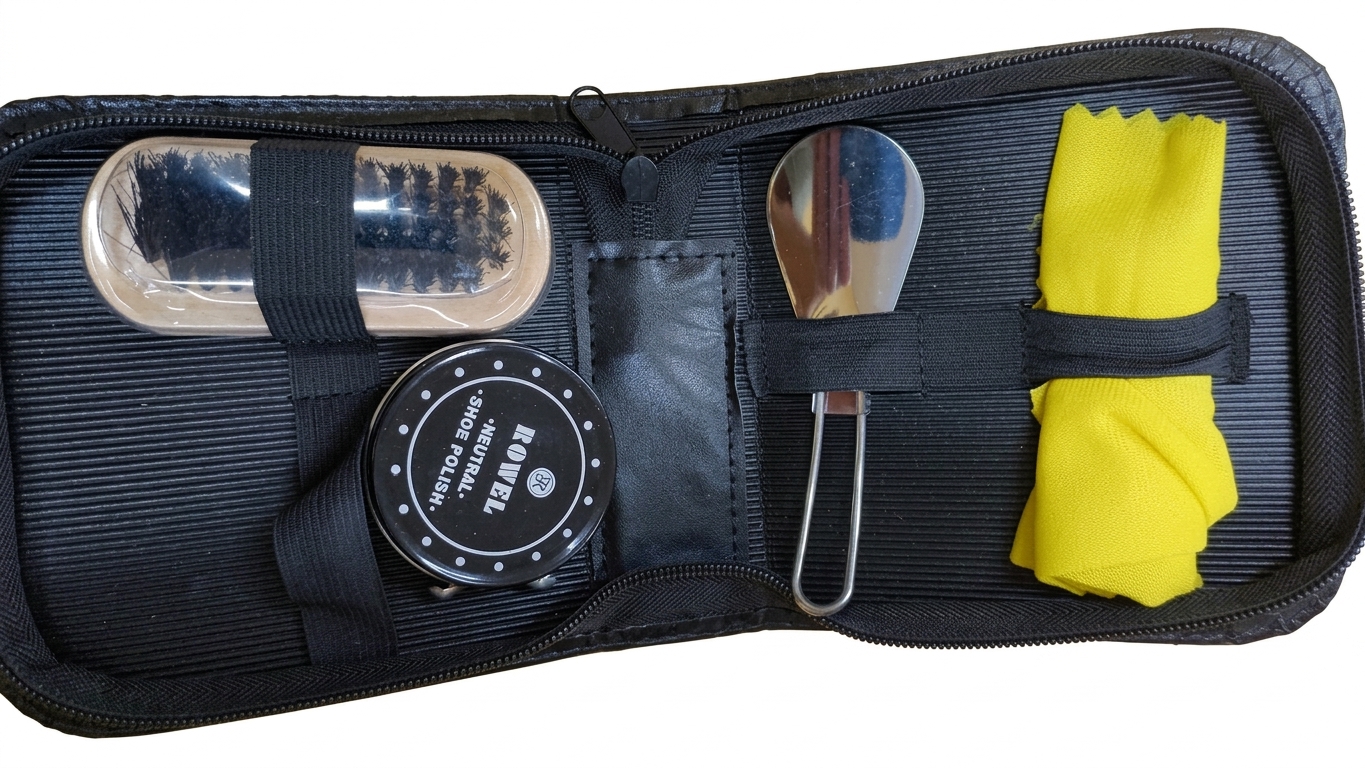 Kit de Betún para Calzado – Set Portátil con Estuche en Paraguay