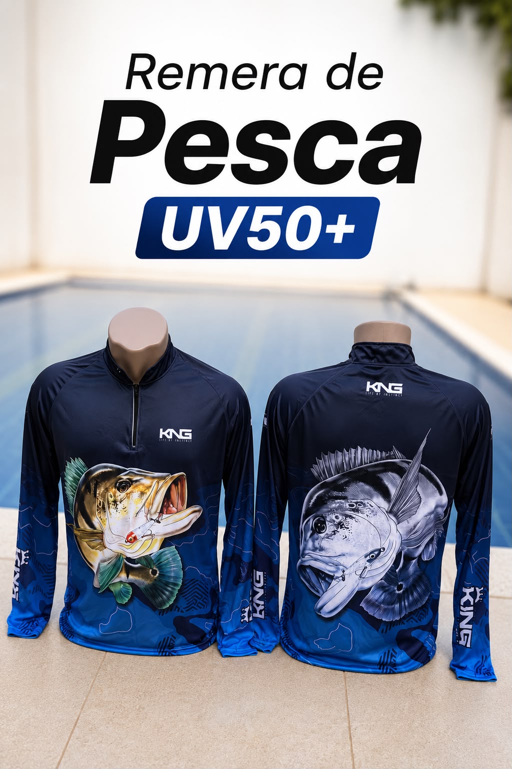 Remeras de Pesca King Varias Estampas, vista 2