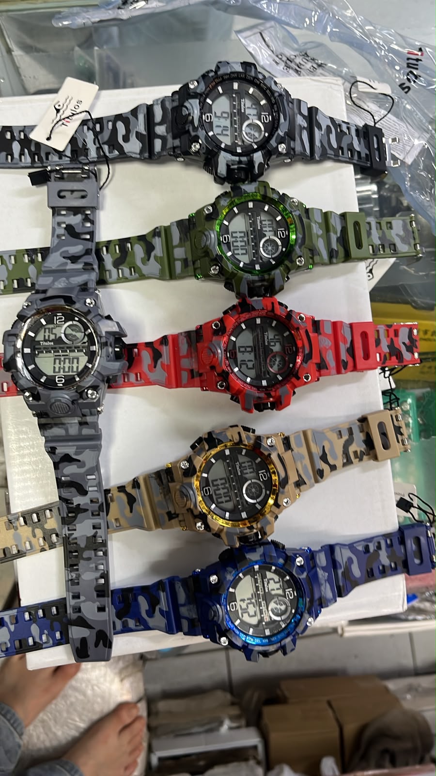 Reloj Deportivo Digital Camuflado – Resistente al Agua, Varios Colores, vista 7