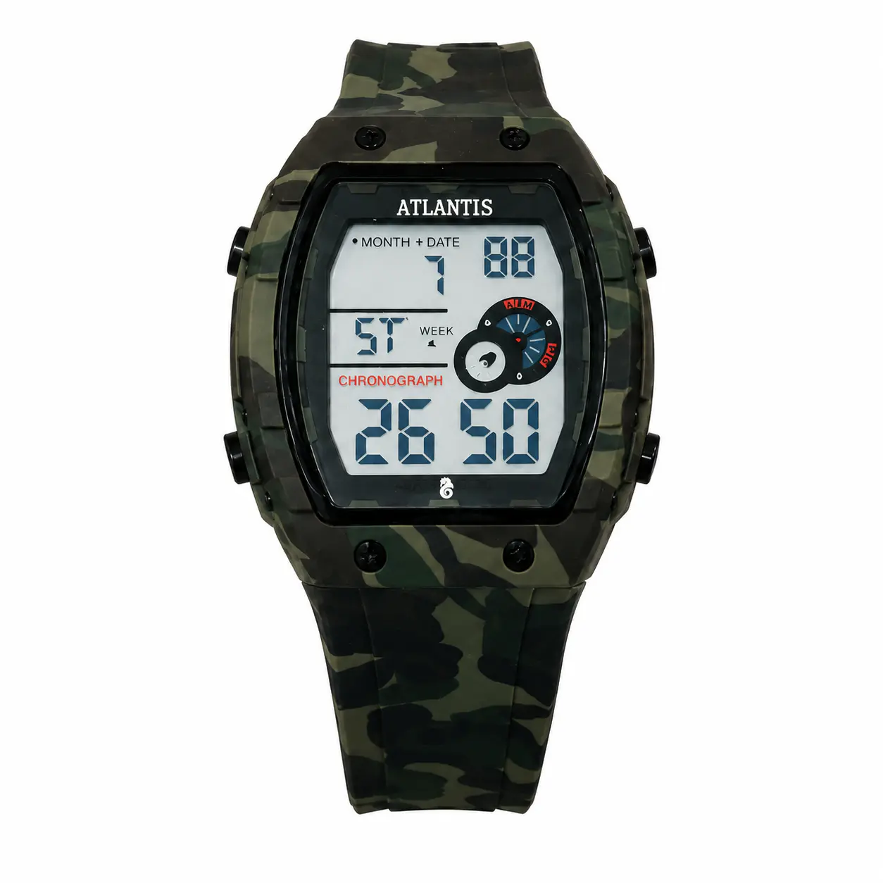 Reloj Digital Deportivo Camuflado "Atlantis", imagen 1