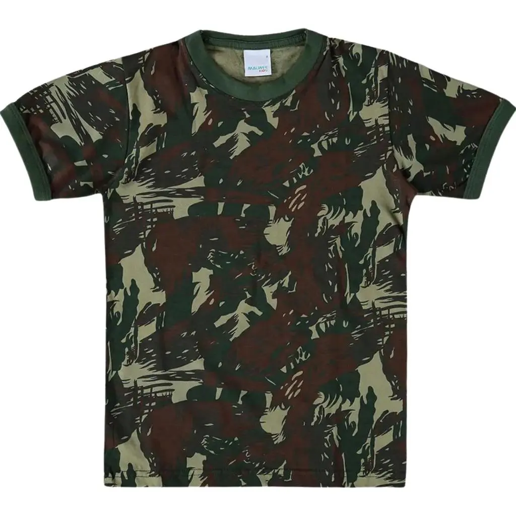 Remera camuflayada Algodon