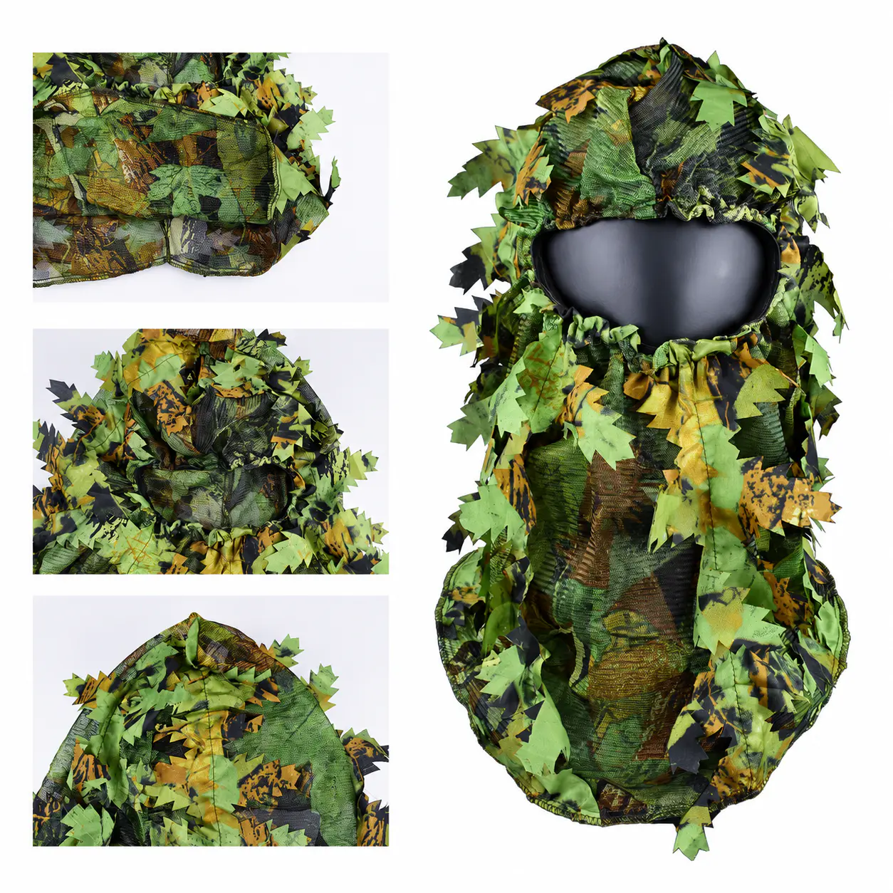 Pasamontañas Ghillie Camuflaje Selva 3D en Paraguay