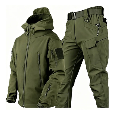 Conjunto tactico Campera + Pantalon Impermeable, vista 2