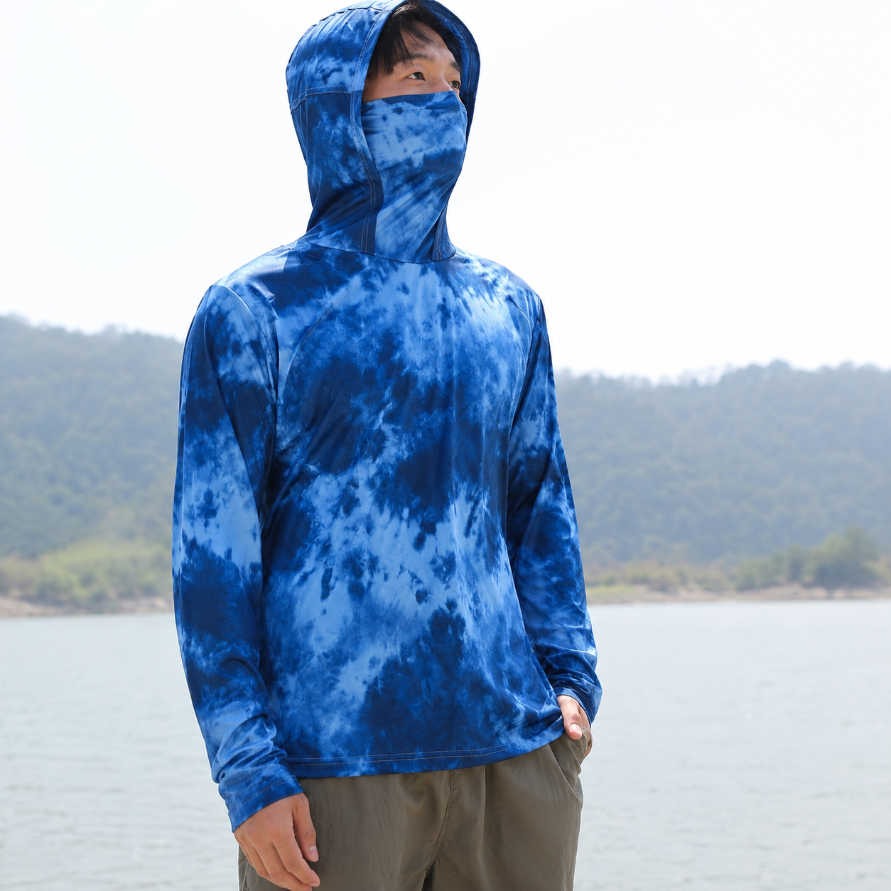 Camisa de Pesca con Capucha y Cubrebocas Integrado – Protección UV50+, vista 6