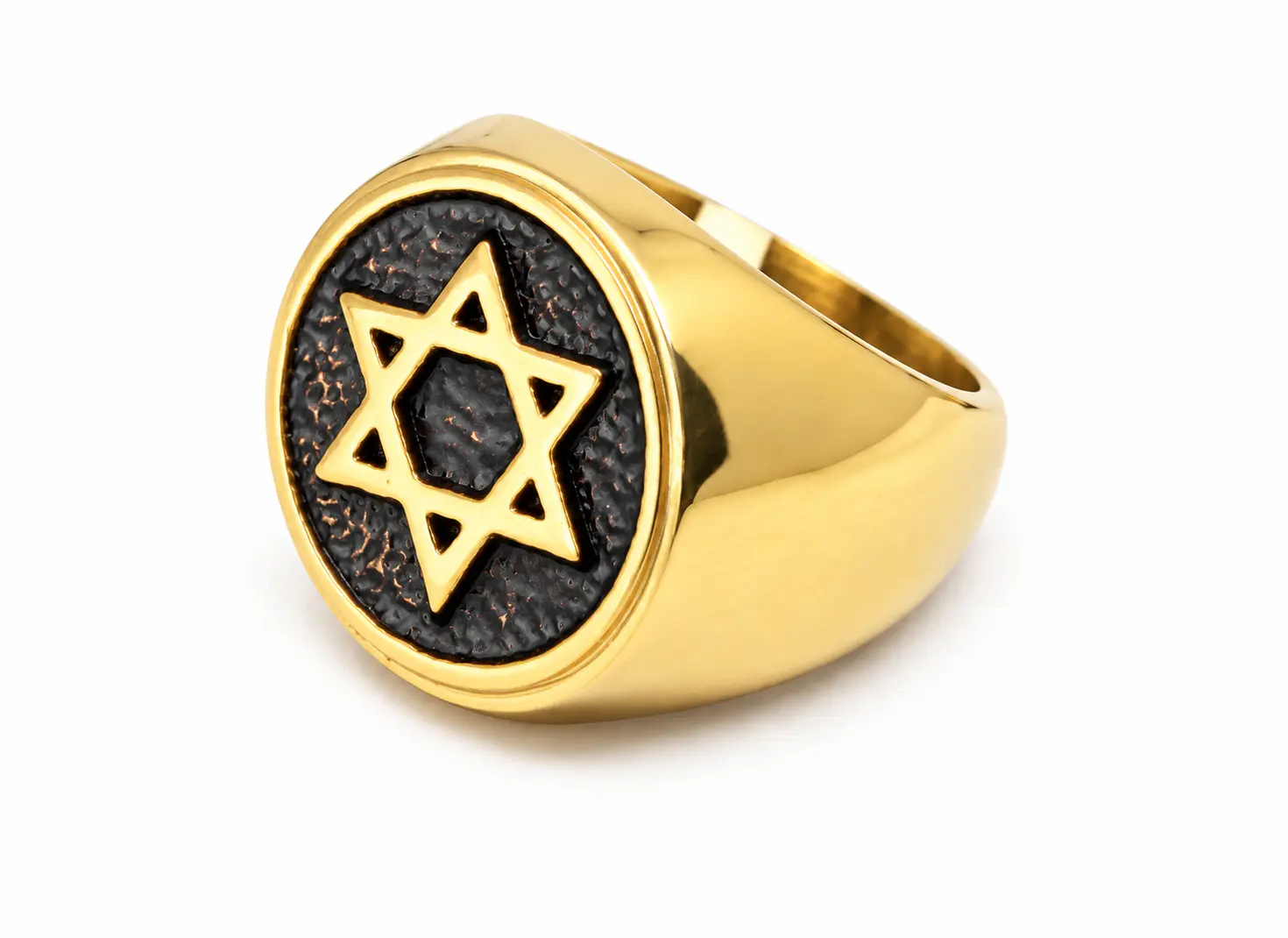 Anillo Dorado con Estrella de David en Paraguay