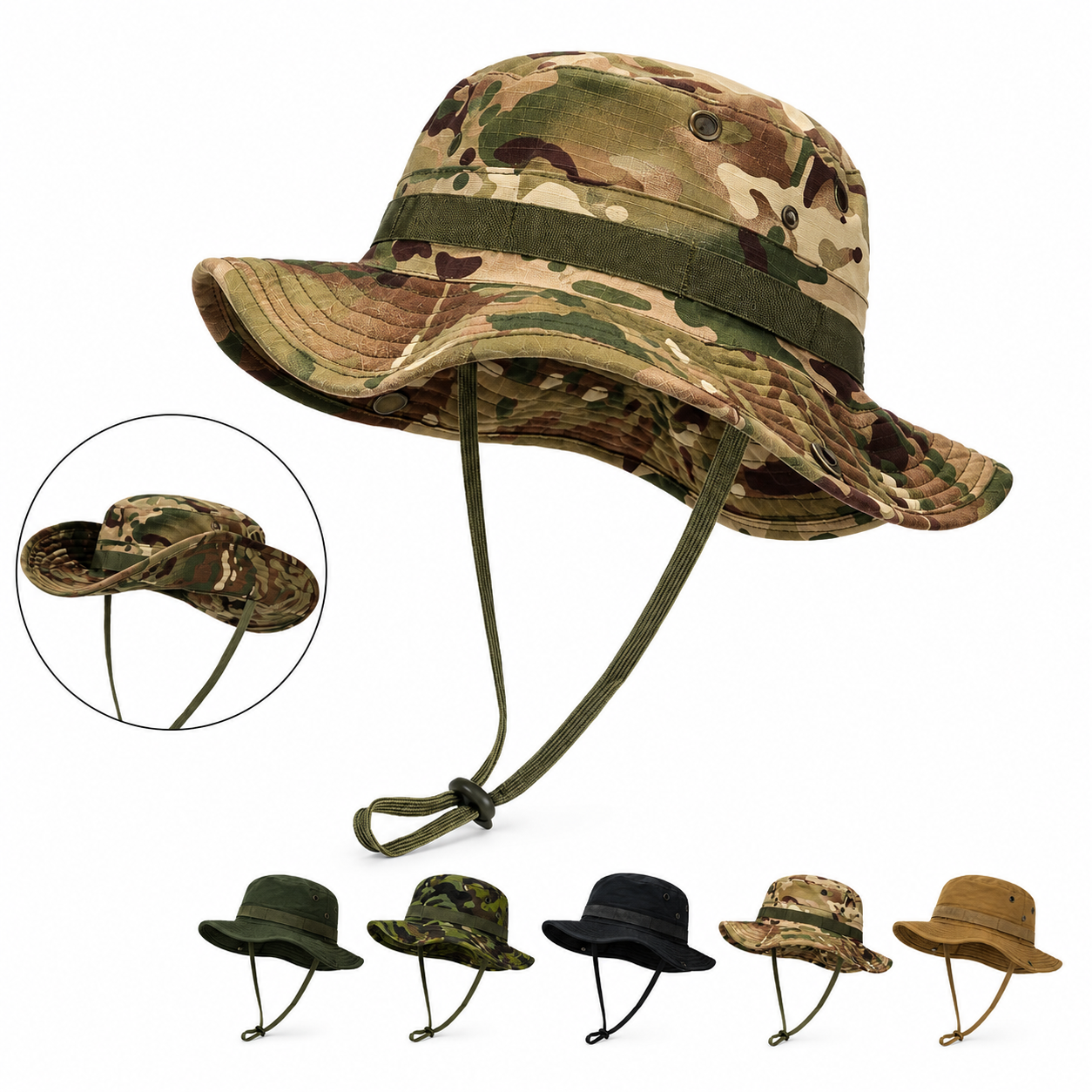 Sombrero Táctico – Tela Ripstop