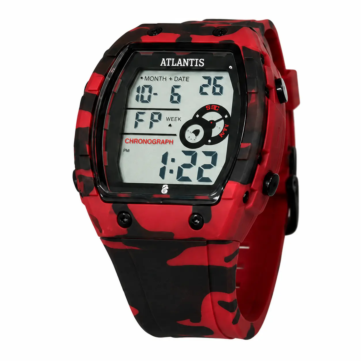 Reloj Digital Deportivo Camuflado "Atlantis", vista 4