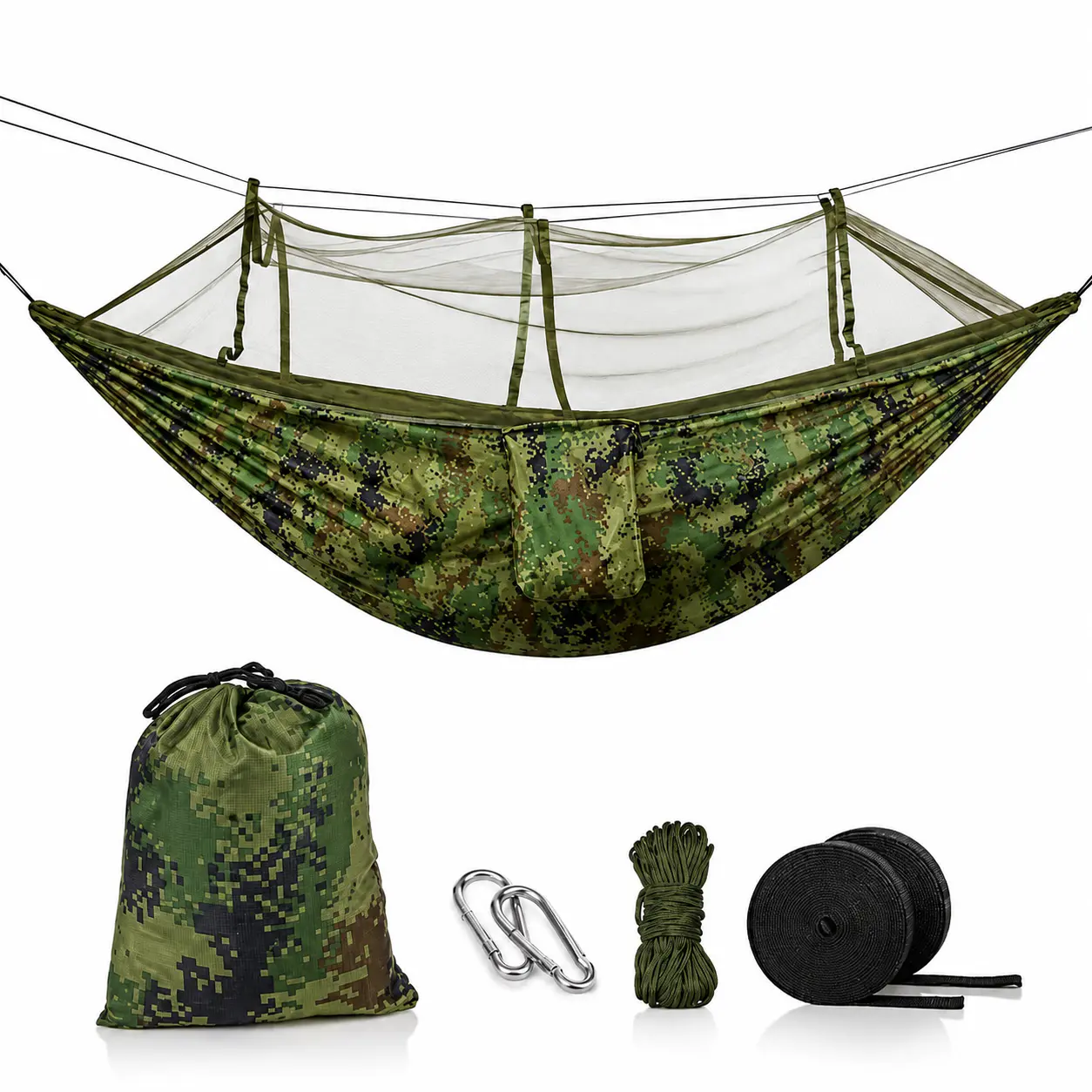 Hamaca de Camping con Mosquitero - 250 kg