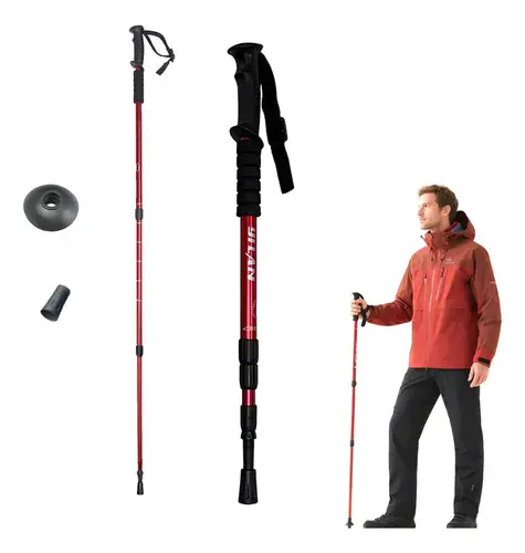 Bastón para senderismo y Trekking Telescópico