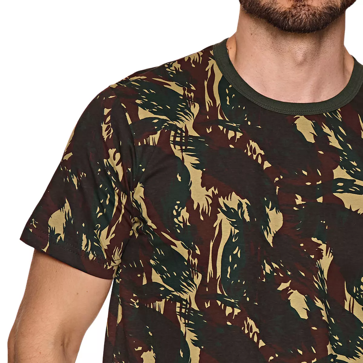 Remera camuflayada Algodon, vista 2